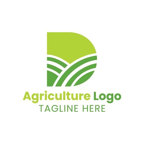 Premium Vector | Letter d agriculture logo. agriculture farm logo based ...