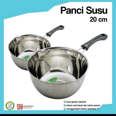 Panci Susu Stainless 20 Cm Merek Komodo Lazada Indonesia