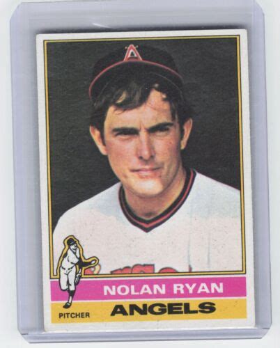 1976 Topps Baseball Nolan Ryan 330 Angels EX MT EBay