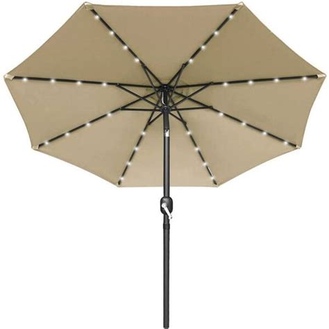 Cenadinz Ft Market Patio Umbrella In Khaki For Inground Pool