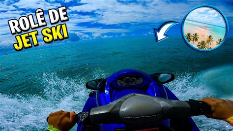 ME SURPREENDI ANDANDO PELA PRIMEIRA VEZ DE JET SKI YouTube