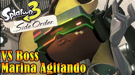 Splatoon 3 Side Order DLC VS Boss Marina Agitando YouTube