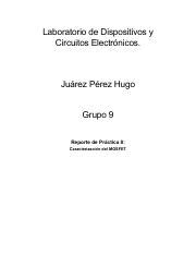 ReportePractica8 Pdf Laboratorio De Dispositivos Y Circuitos