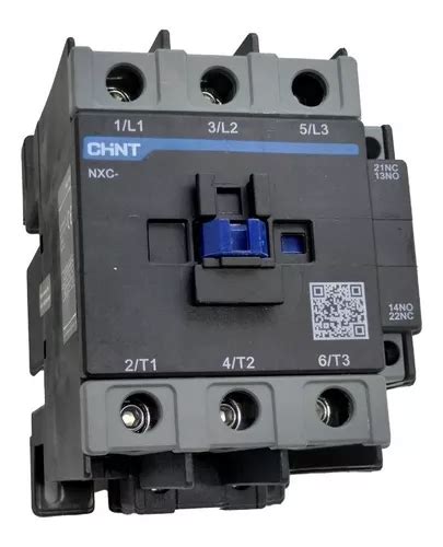 Contactor Trifásico Monofásico 50 A Bobina 220v 1 Na 1 Nc