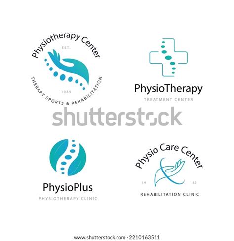 Creative Physiotherapy Logo Design Pack Vector Stock Vector (Royalty Free) 2210163511 | Shutterstock