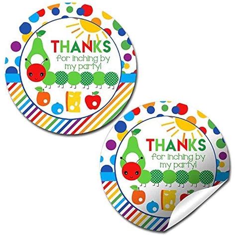 Happy Hungry Caterpillar Party Thank You Sticker Philippines Ubuy