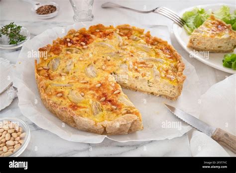 Home Made Quiche Hi Res Stock Photography And Images Alamy