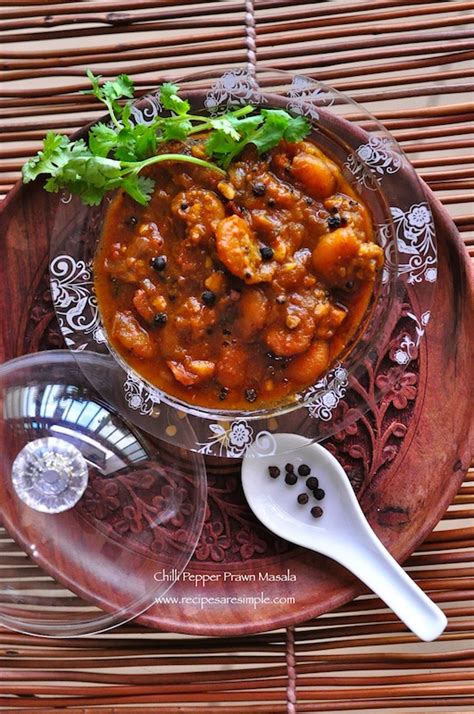 Delicious Chilli Pepper Prawn Masala Recipes R Simple