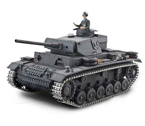 Rc Panzer Pzkpfw Iii Metall Version Rohrr Ckzug Torro