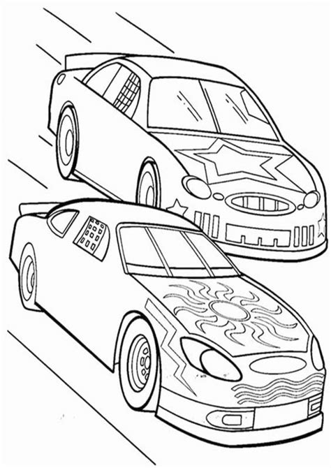 Race Car Coloring