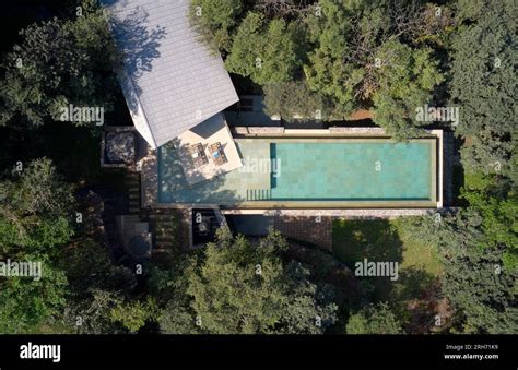 Drone View Retreat In The Western Ghats Maharashtra India Architect