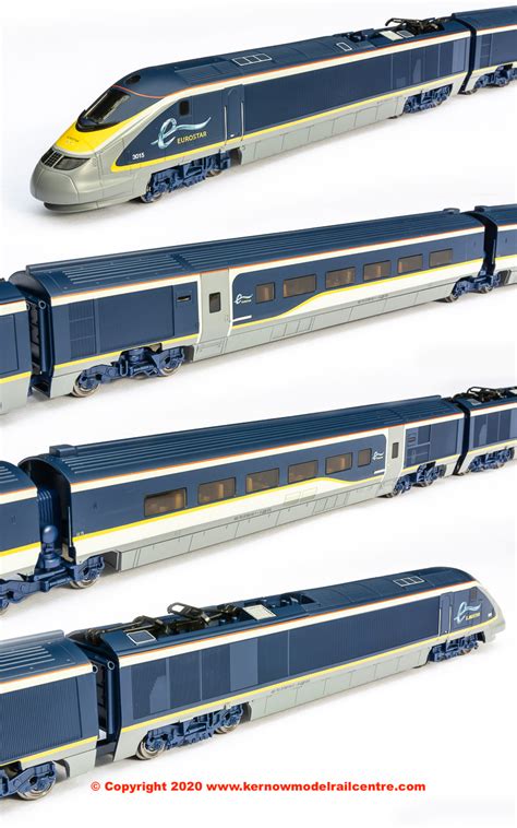 R3215 Hornby Class 3731 Eurostar E300 4 Car Train Pack Era 10