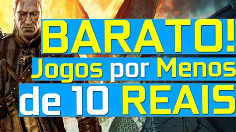 JOGOS BARATOS NOVA PROMOÇÕES de JOGOS por MENOS de 10 REAIS no PC