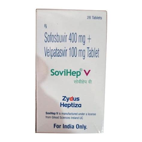 Sofosbuvir Mg Velpatasvir Mg Tablet At Rs Box Sofosbuvir