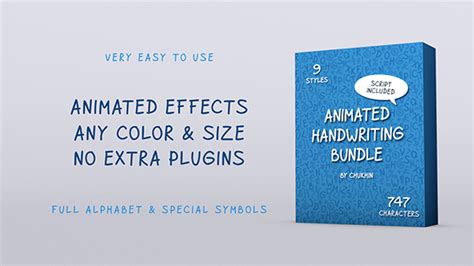 Free Animated Handwriting Bundle Free After Effects Template Free