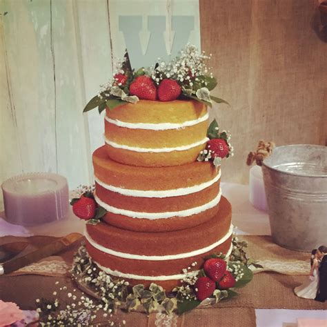 Naked Wedding Cake CakeCentral