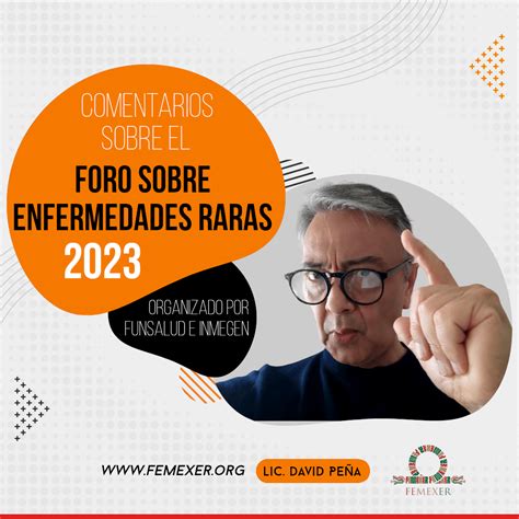 Participación de FEMEXER en el Foro de Enfermedades Raras 2023 de