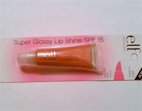 ELF Super Glossy Lip Shine In Goddess Swatch Review Photos