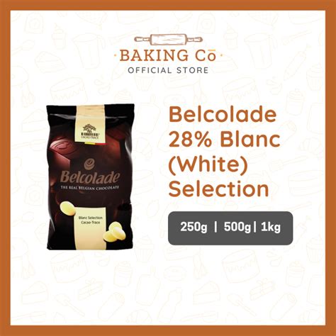 Belcolade White Blanc Selection Cacao Trace Chocolate Couverture