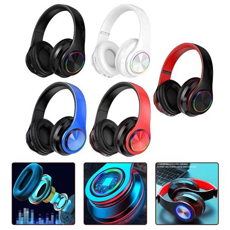 B39 Wireless Headphones With Stunning LED Lights And Gaming