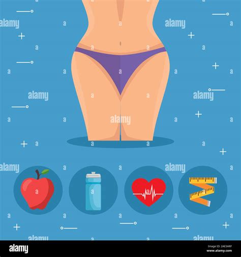 Healthy Lifestyle Concept Vector Design Stock Vector Image And Art Alamy