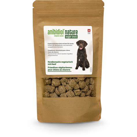 Anibidiol Nature Veggie Treats Friandises Au Chanvre Pour Chien