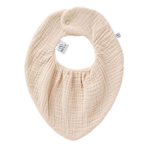 Bavoir Bandana Bambou Et Gaze De Coton BB Co De BB Co