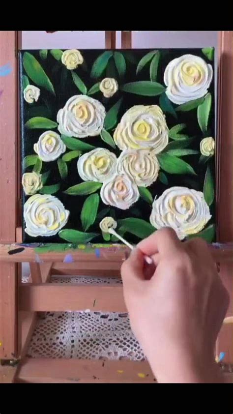 Easy technique to paint Rose for beginners – Easy And Simple -Amazing ...