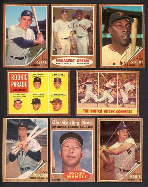 Topps Baseball Complete Set Vg Ex Ex Mantle Mays Kycards