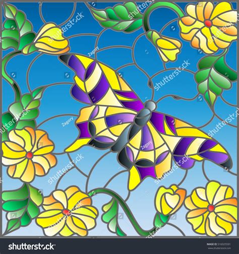 Stained Glass Butterfly Designs