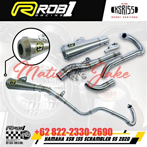 Jual Knalpot Xsr Standar Racing Rob Rcb Scrambler Ss Yamaha Xsr