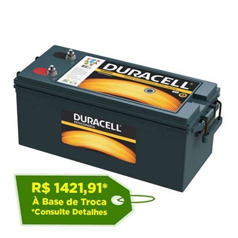 Bateria Estacionária Duracell 185 amperes Reis Baterias Reis