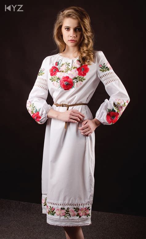 Длинная вышитая рубашка KYZM1, KYZ Xclusive Design - ручной работы на ...