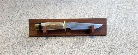 Made To Order Wood Knife Display Stand Wall Mount Hand Made Etsy