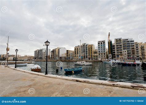 St. Julian`s bay on Malta stock photo. Image of water - 107753702