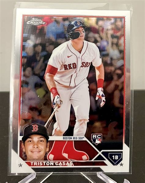 2023 Topps Chrome 174 Triston Casas Boston Red Sox Rookie Card Rc Ebay