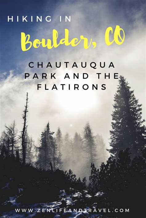 The Best Hikes In Boulder Colorado Chautauqua Park And The Flatirons