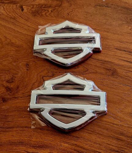 Harley Davidson Emblems 2 Pc Set Fuel Gas Tank Emblems Badge CVO Biker