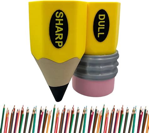 Creative Pencil Shaped Pen Holder Sharp Dull Pencil Holder Cute Pencil Shaped Pen Holders