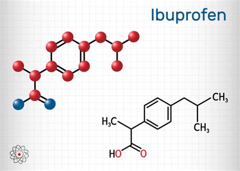 Ibuprofen Molecular Structure Pic Illustrations, Royalty-Free Vector ...