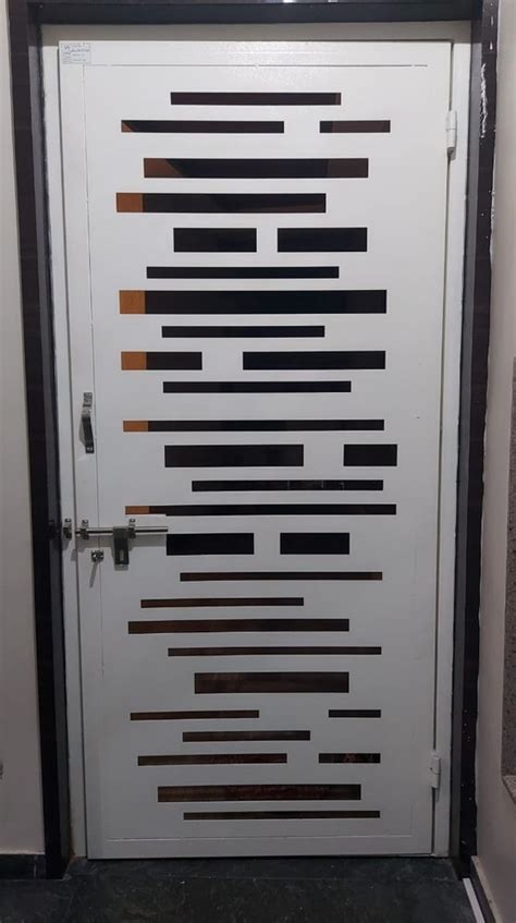 Color Coated Mild Steel Door For Commercial Thickness 2 7inch At Rs