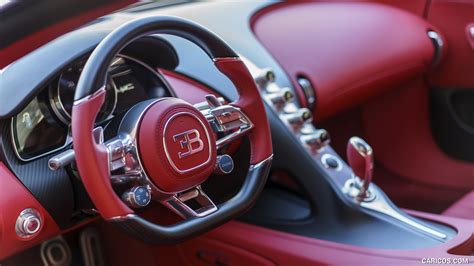 Bugatti Chiron | 2017MY at The Quail | Interior, Steering Wheel