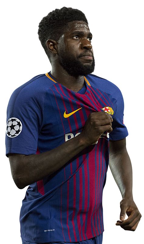 Samuel Umtiti Barcelona football render - FootyRenders