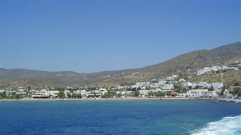 The beaches and naturist beaches of the island Ios in the Cyclades, Greece