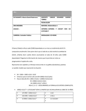 TP 3 Principios de la Contabilidad Trabajo práctico N CAT H