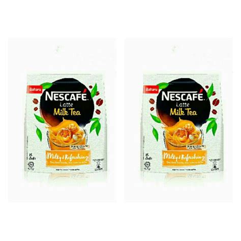 Nescafe Latte Milk Tea 15 Sachets X 25grams Twin Pack Shopee Malaysia