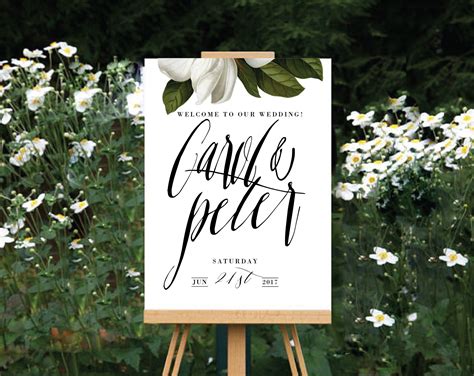 Printable Wedding Welcome Sign Template Wedding Welcome | Etsy