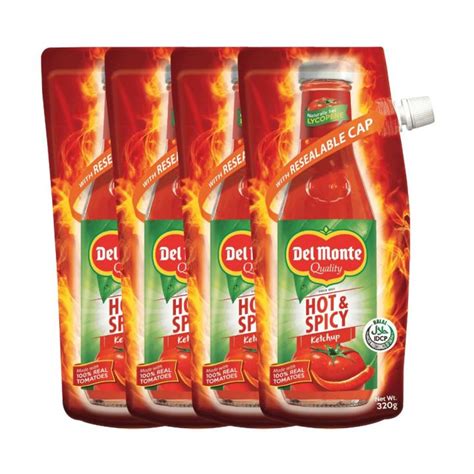Del Monte Hot Spicy Ketchup 320g SUP Pack Of 4 Lazada PH
