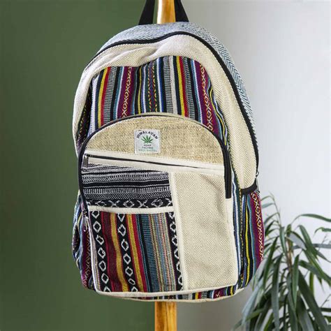 Hemp And Gheri Large Backpack Siesta UK