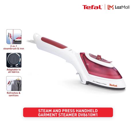 Tefal 2 In 1 Steam And Press Handheld Garment Steamer Dv8610m1 Lazada Ph